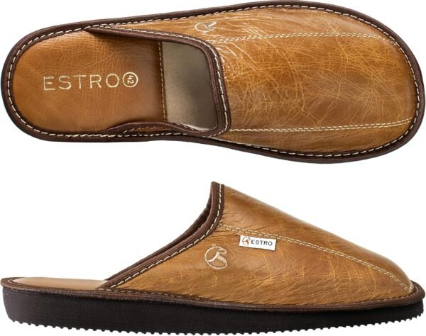 Charentaise Cuir Homme 1