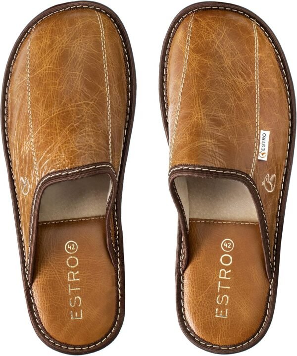 Charentaise Cuir Homme 3