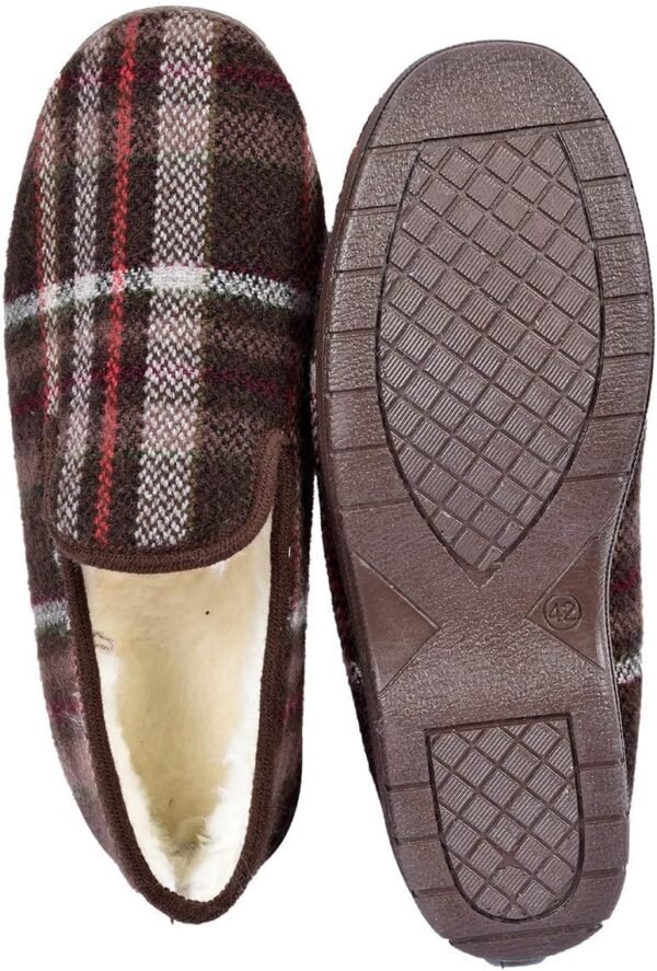 Charentaise Homme Brun Marron Vert 4