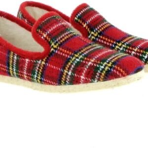 Charentaise Homme Carreaux Rouge 1