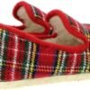 Charentaise Homme Carreaux Rouge 2