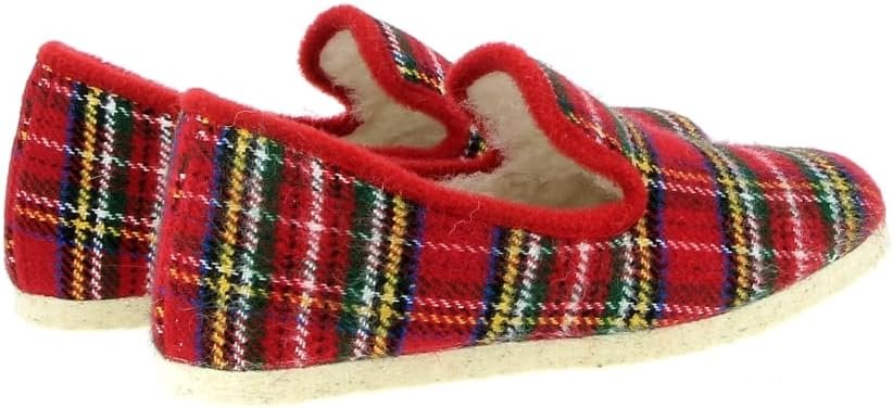 Charentaise Homme Carreaux Rouge