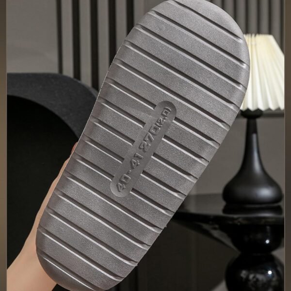Chausson Homme Style Charentaise Polaire 6