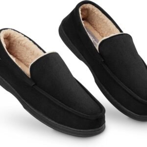 Chaussons Hommes Charentaises Noires 1
