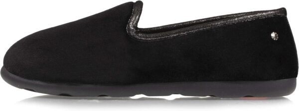 Pantoufles Isotoner Charentaises Noires Femme 3